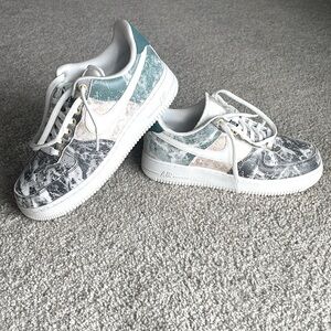 Tri-Color Marble Air Force1